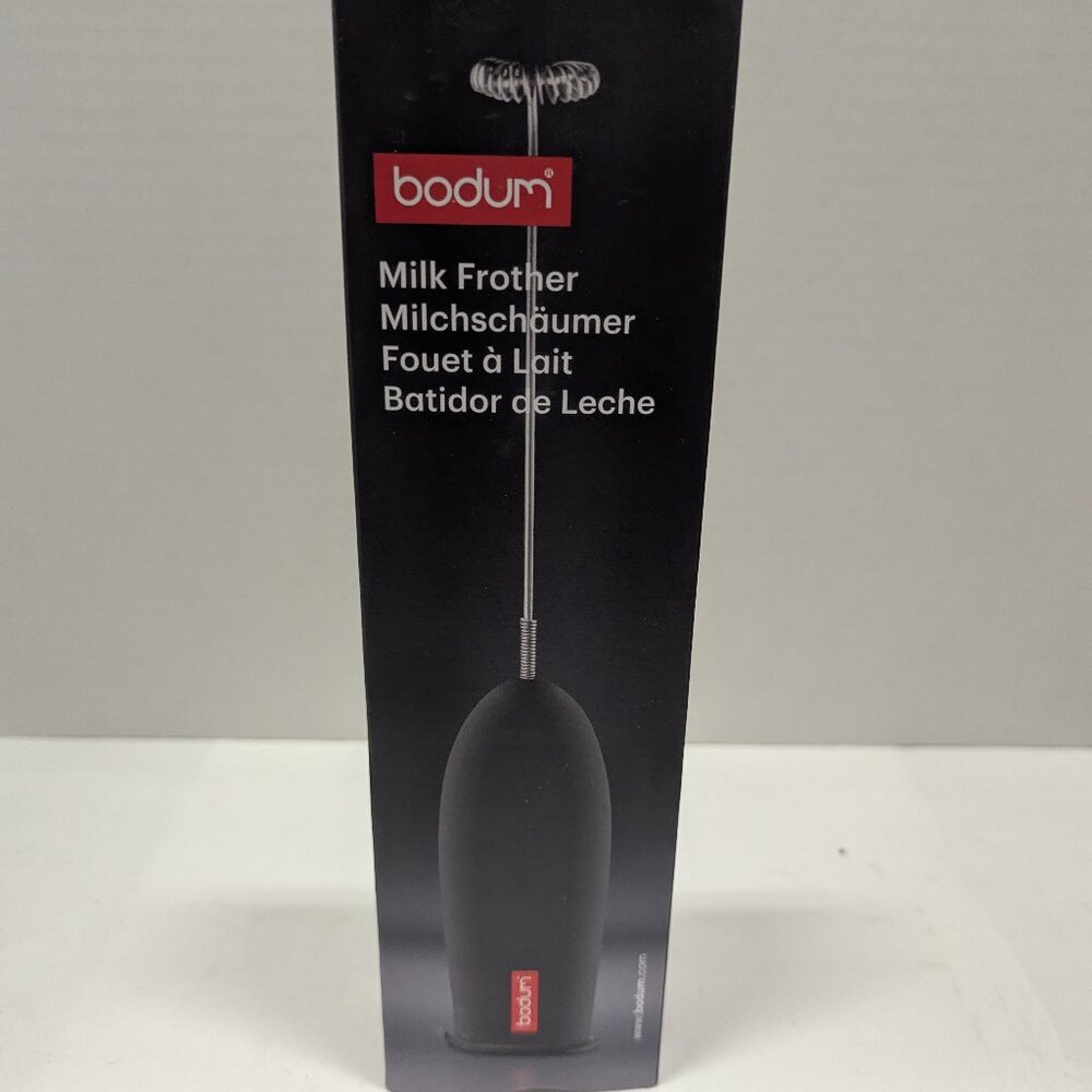 Bodum Schiuma Battery Operated Milk Frother – Black, Lightweight & Portable